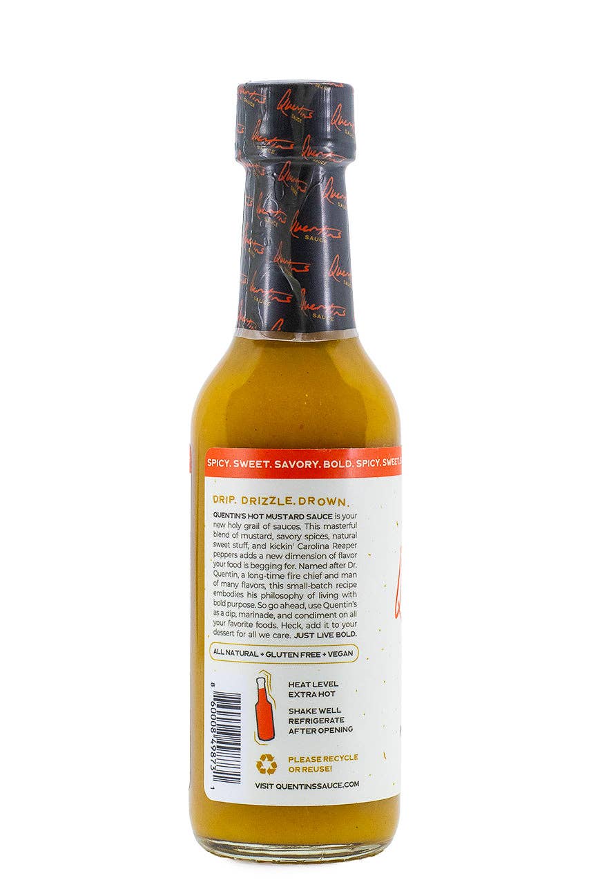 White Hot Mustard Sauce | Quentin's Sauce Heatonist