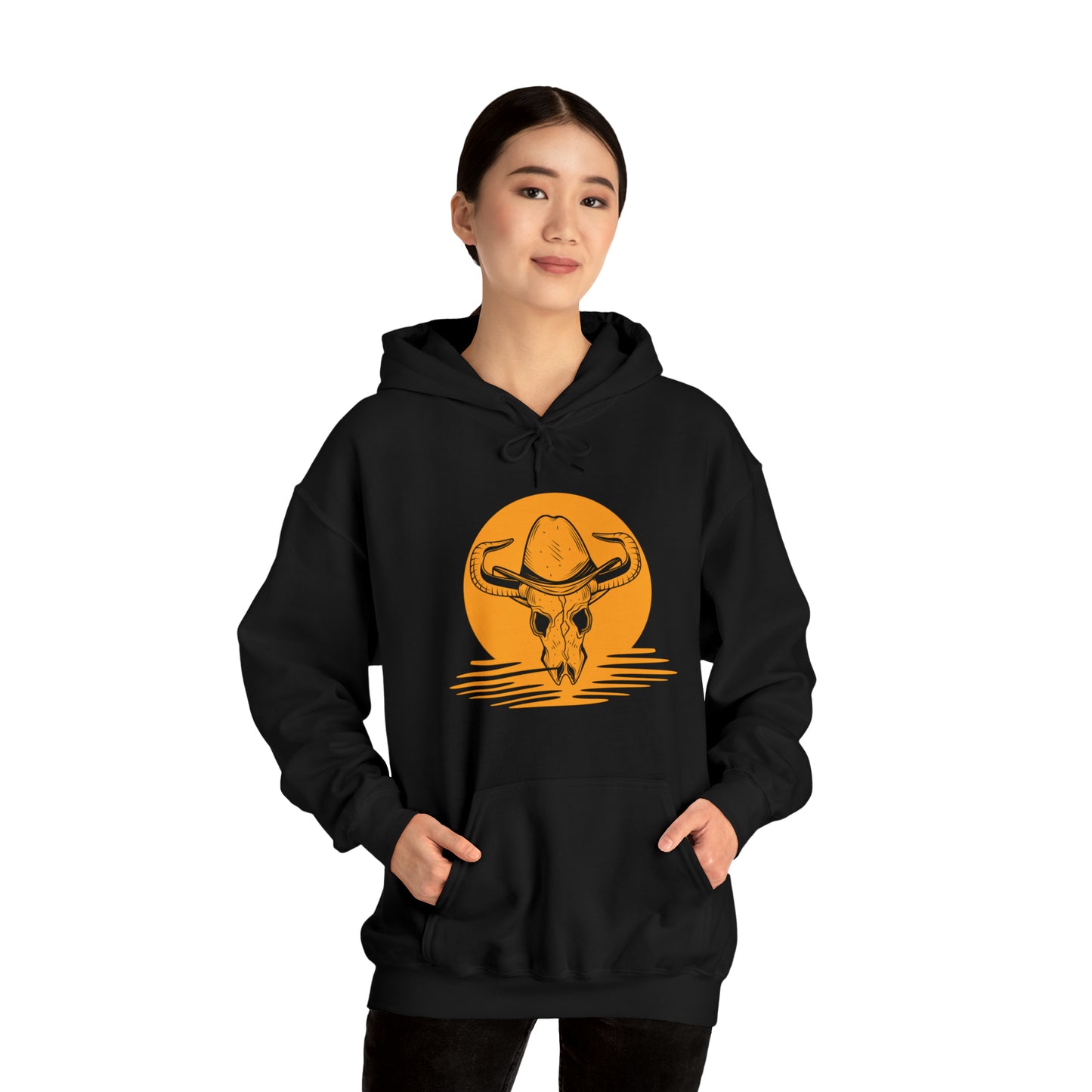 Sunset Bull ™ Hooded Sweatshirt