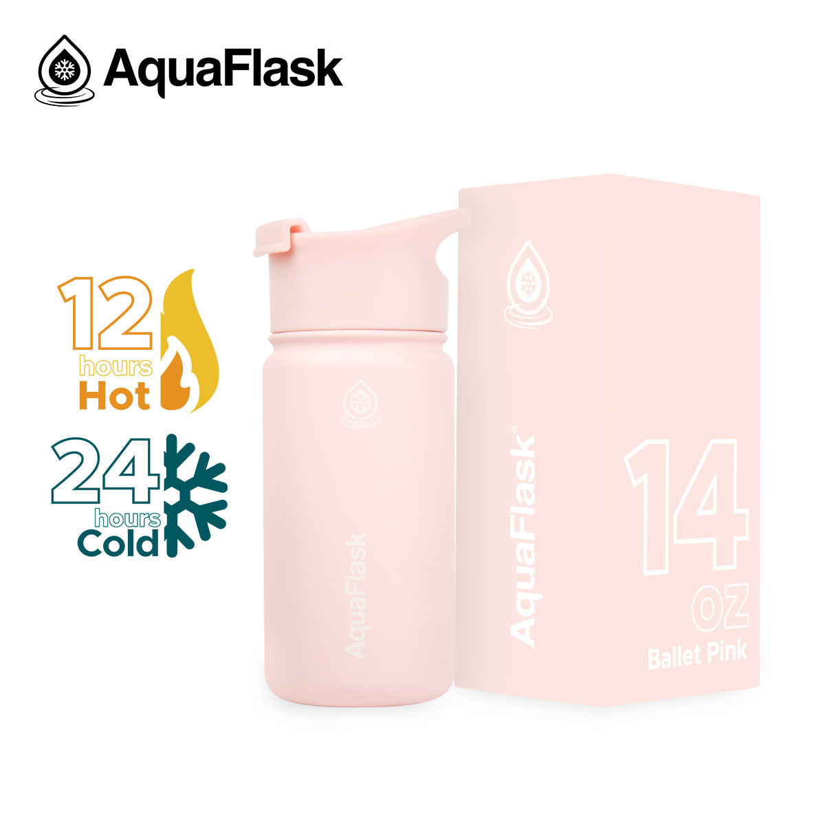 AquaFlask Original Vacuum Insulated Water Bottles 415ml (14oz) aquaflaskcanada
