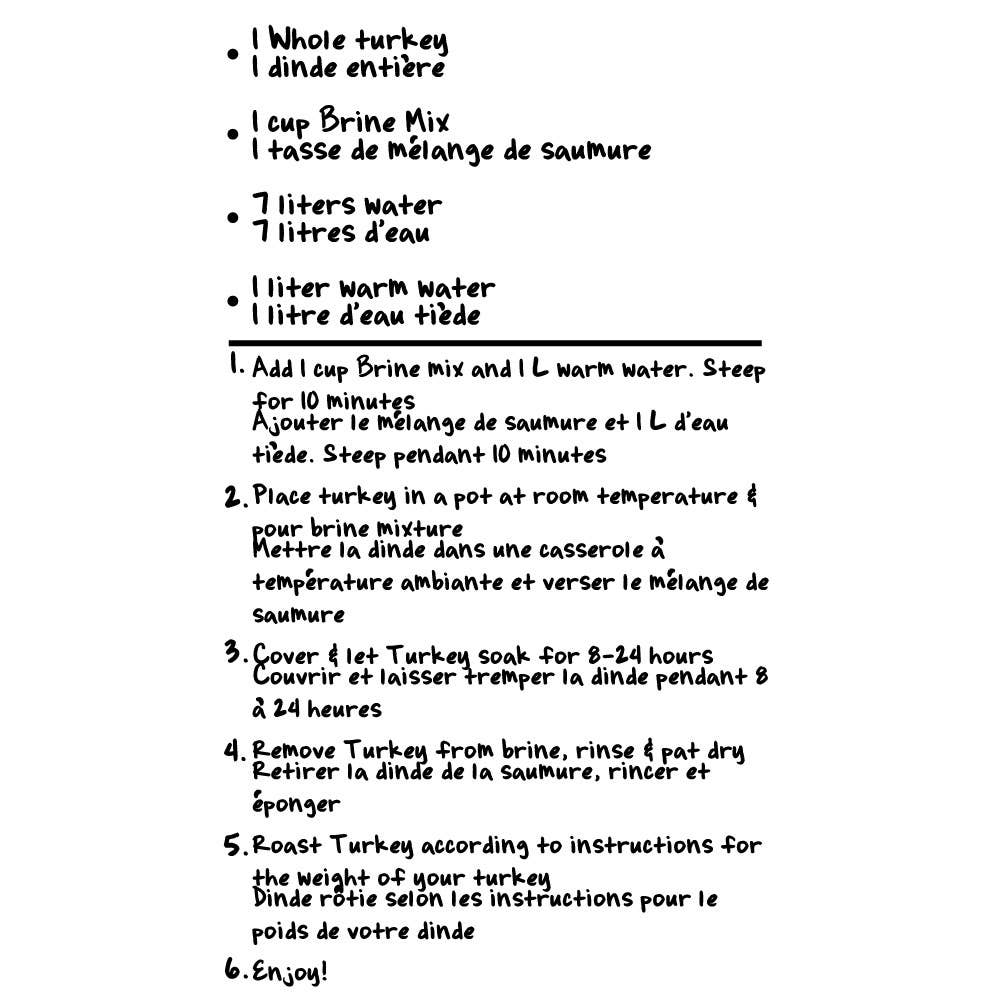 Turkey Brining Spice 200g Davids David's Condiments