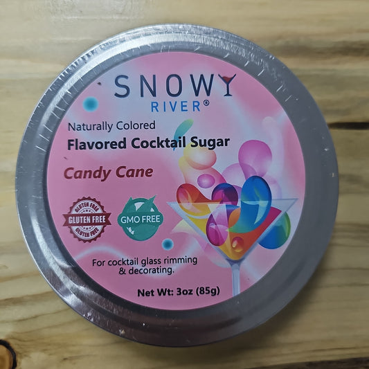 Snowy River Candy Cane Rimming Sugar