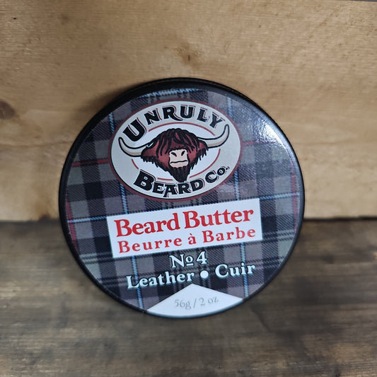 Unruly Beard Leather No.4 Beard Butter