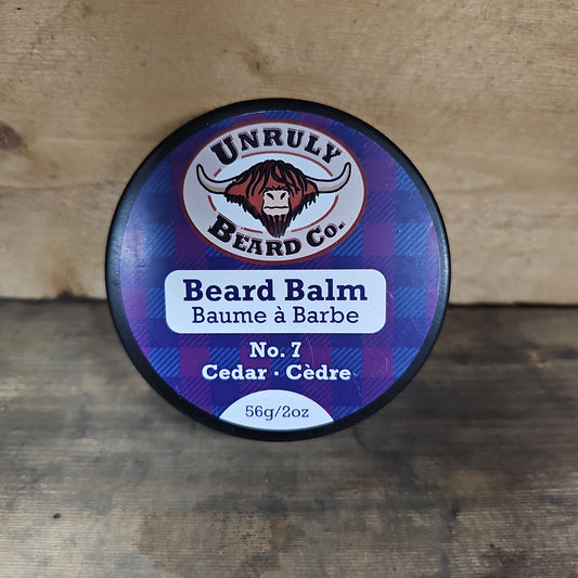 Unruly Beard Cedar Beard Balm No. 7