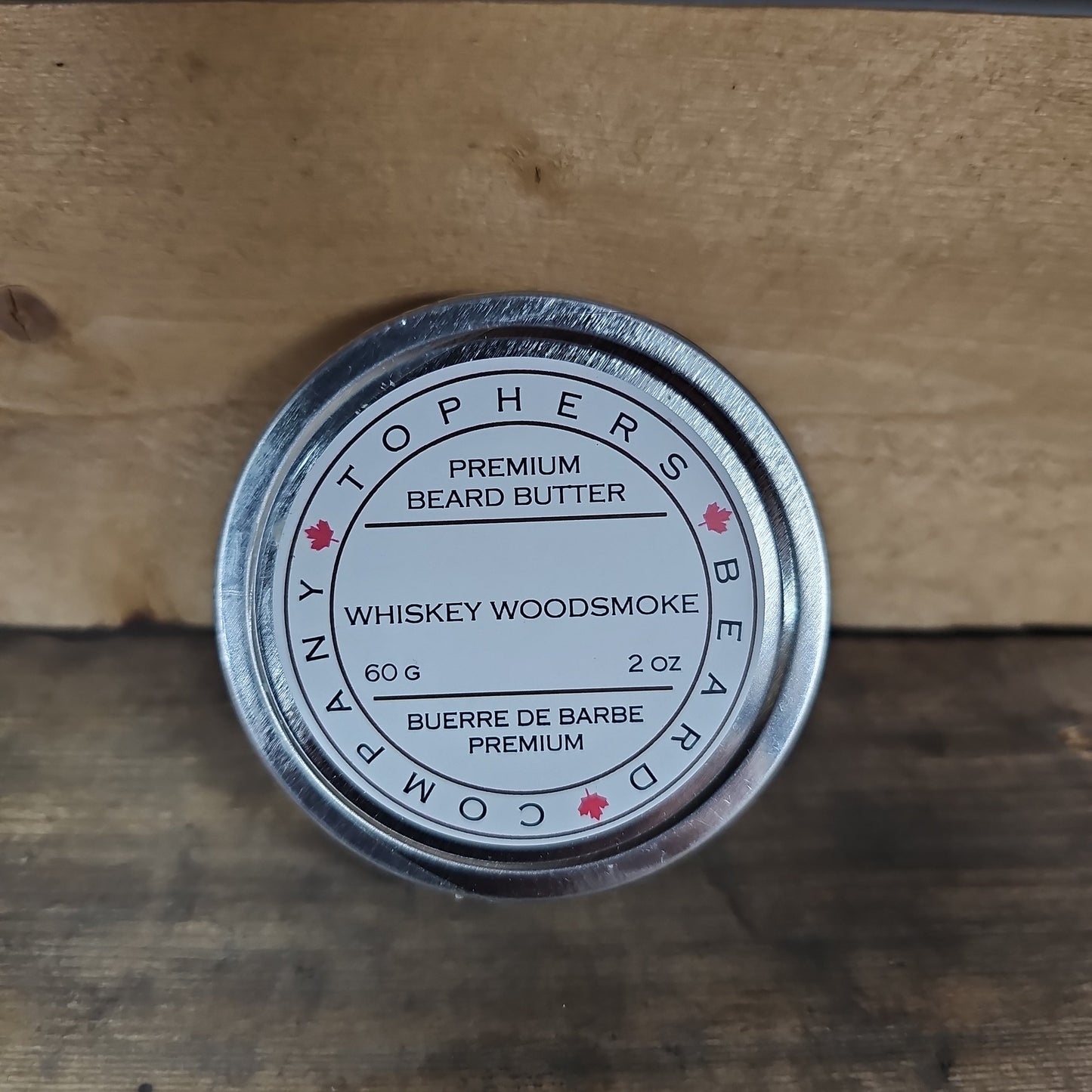 Tophers Beard CO Whiskey and Woodsmoke Beard Butter 🇨🇦 Tophers beard company