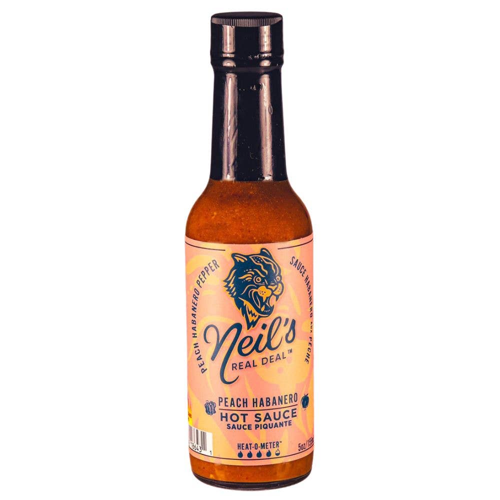 Neil's Real Deal Peach Habanero Hot Sauce Neil’s Real Deal