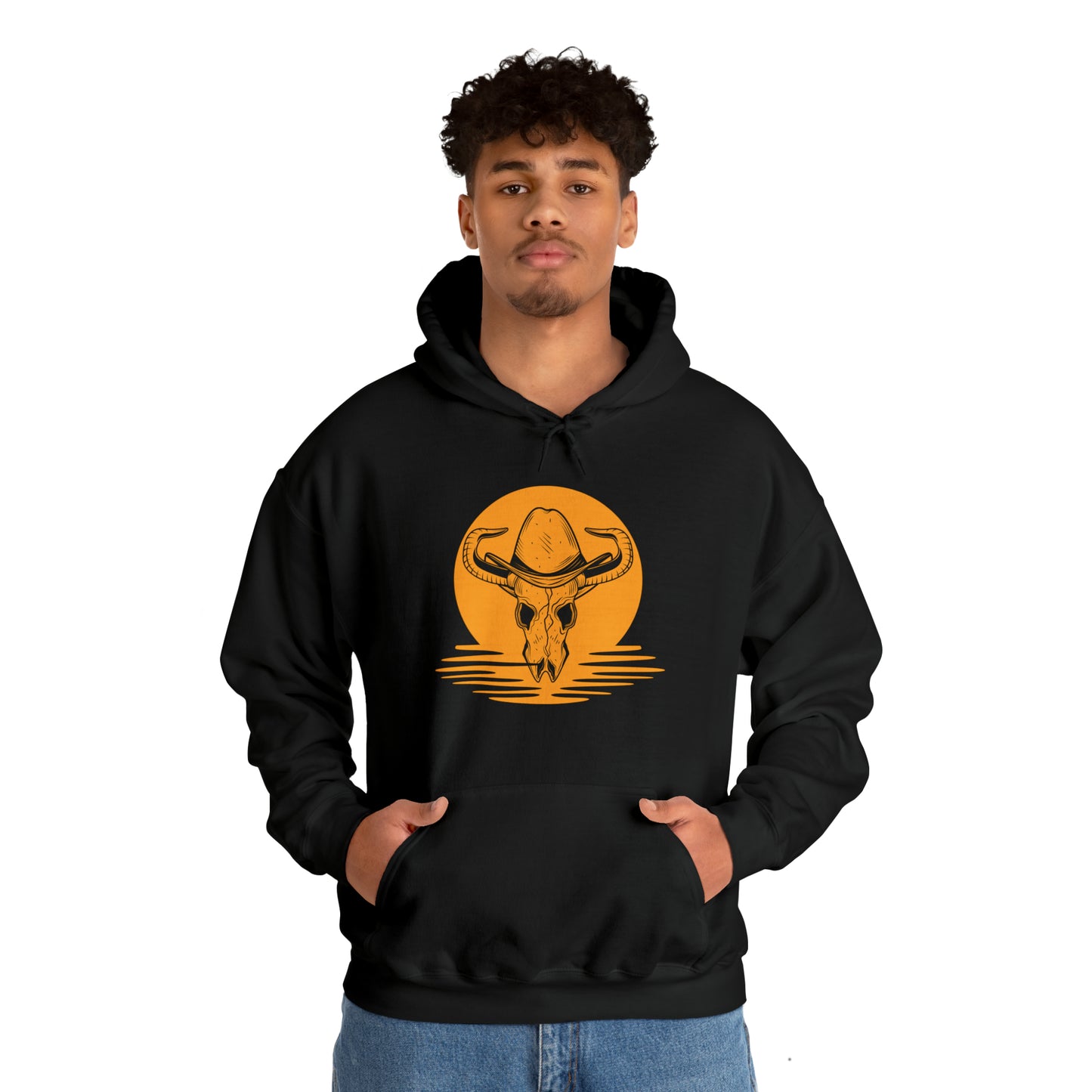 Sunset Bull ™ Hooded Sweatshirt