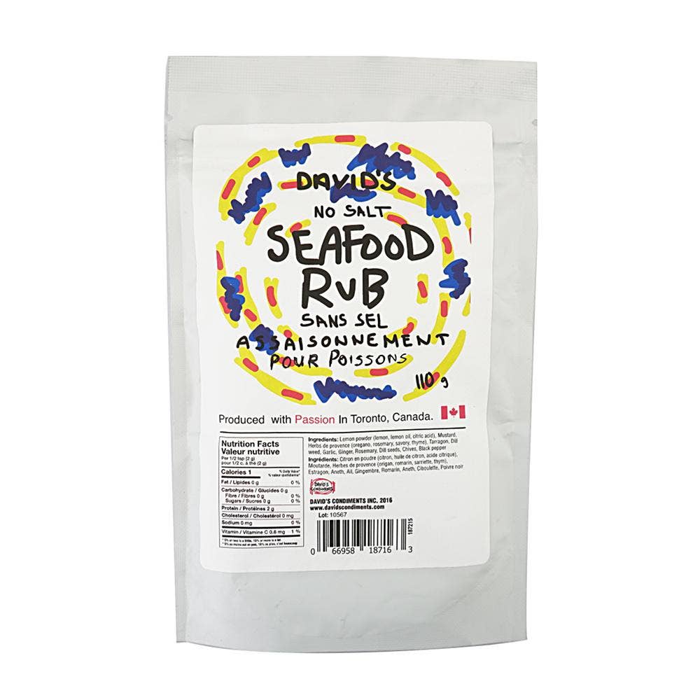 Seafood Rub 110g Davids 🇨🇦 David's Condiments