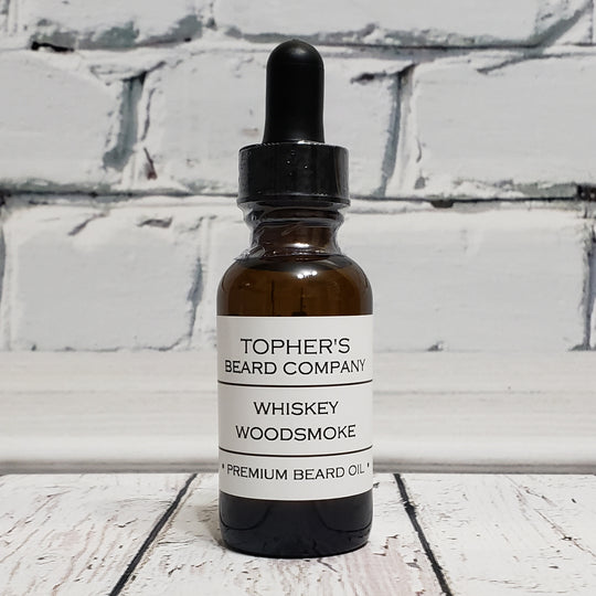 Tophers Beard And Soap CO Whiskey and Woodsmoke Beard Oil 🇨🇦 Tophers beard company