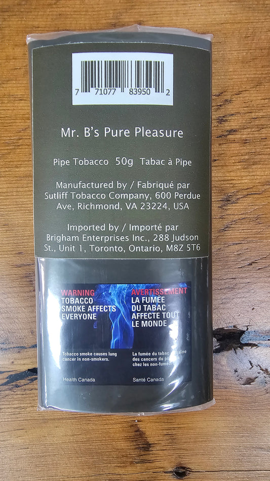 Mr B's  Pure Pleasure  tobacco