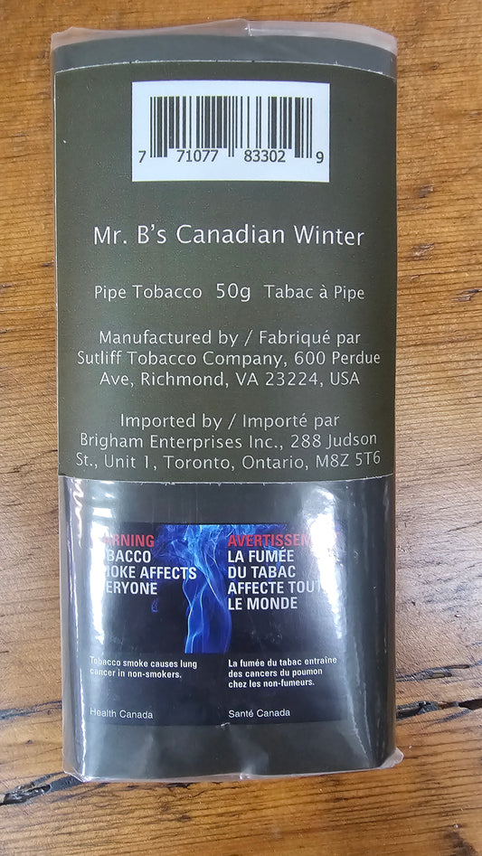 Mr B's  Canadian Winter Pipe Tobacco