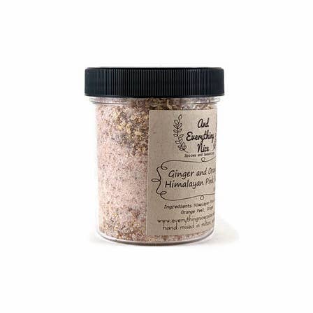 Ginger and Orange Pink Himalayan Salt And Everything Nice Spices and Seasonings