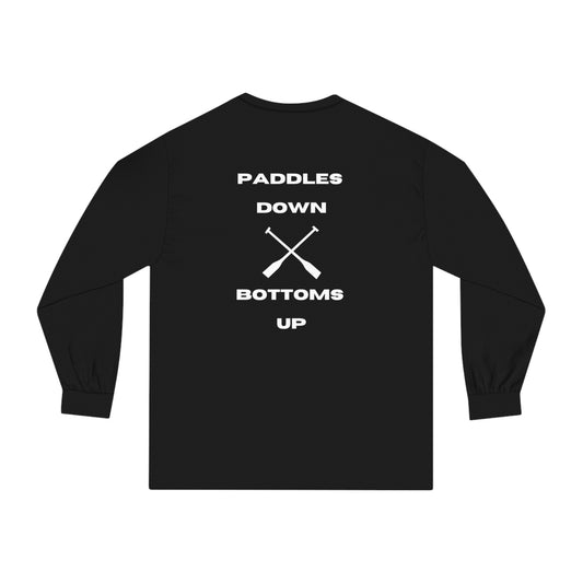 Unisex Classic Long Sleeve T-Shirt - Paddles Down Bottoms Up