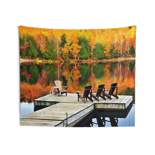 Algonquin Lake Life Indoor Wall Tapestries