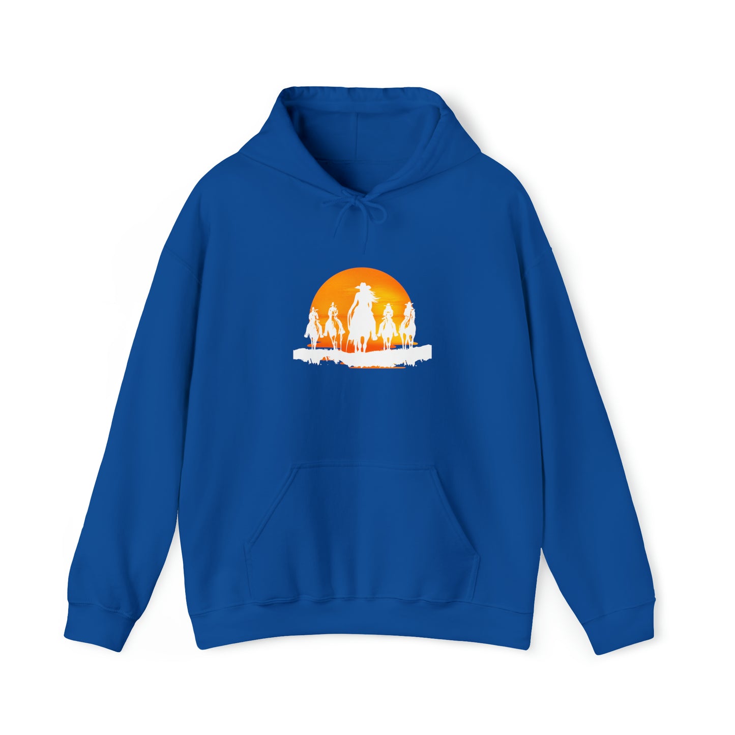 Cowgirls in the sunset  - Unisex Heavy Blend™ Hooded Sweatshirt