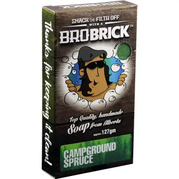 Bro Brick campground spruce soap