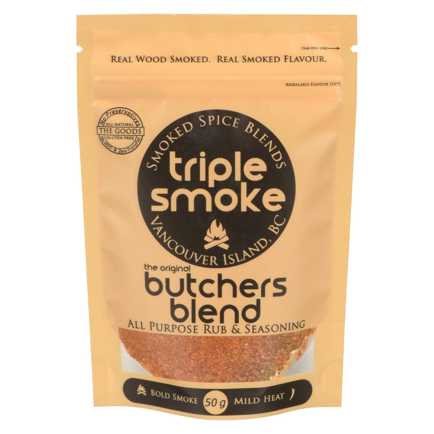 Triple Smoke - Butchers Blend - All Purpose Smoked Seasoning Triple Smoke