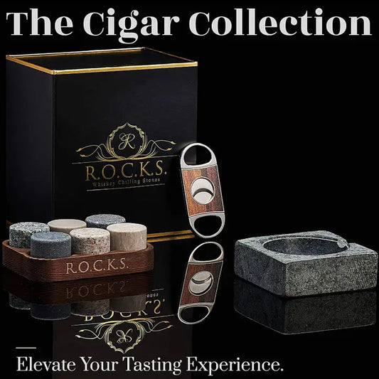 The Gentlemans Set Cigar and stones