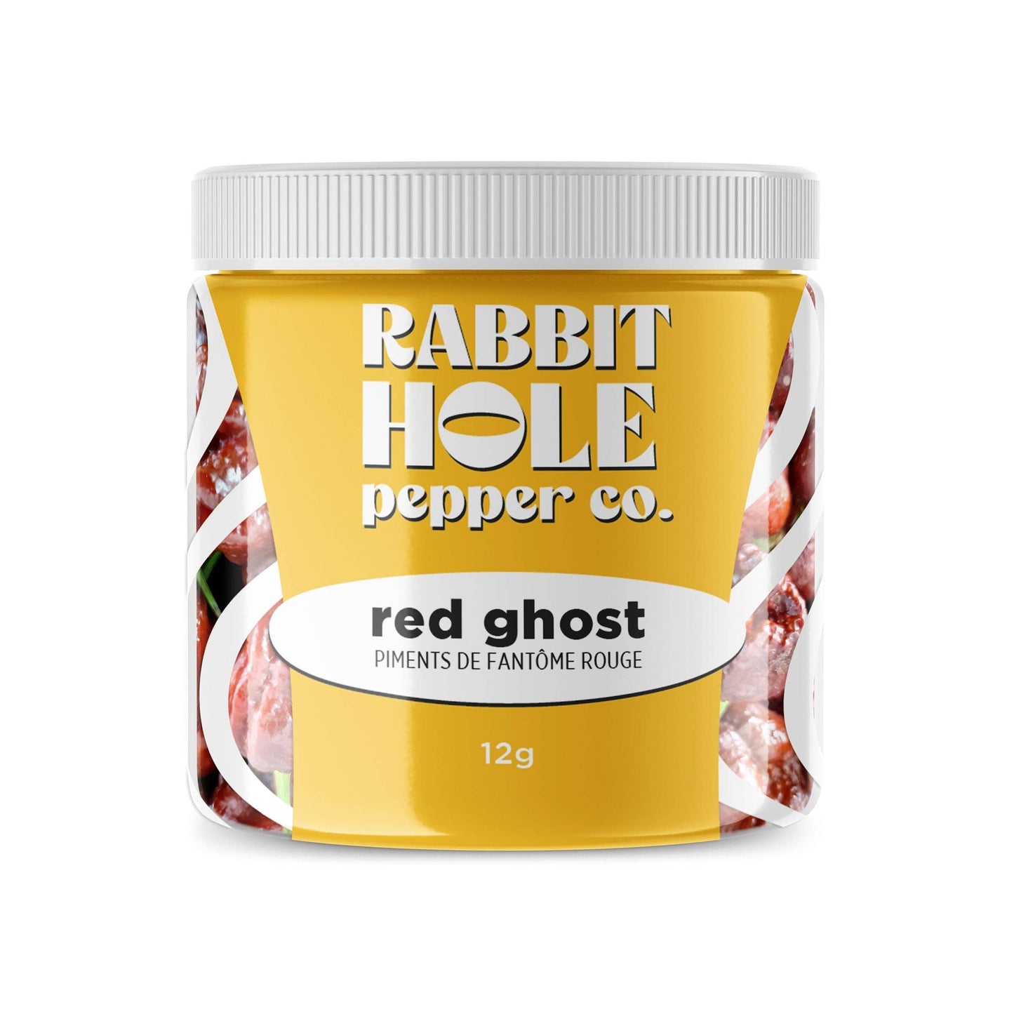 Rabbit Hole Red Ghost Pepper Dried Pepper Pods (900,000 SHU) Rabbit Hole Pepper Co.