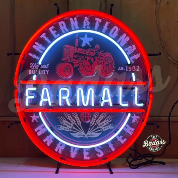 IH Farmall Tractor 1902 Neon Sign