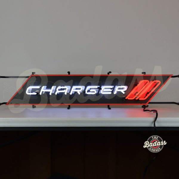 CHARGER JUNIOR NEON SIGN Whisky and Woodsmoke