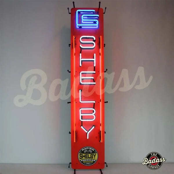 Shelby 54″ Vertical Neon Sign With Backing