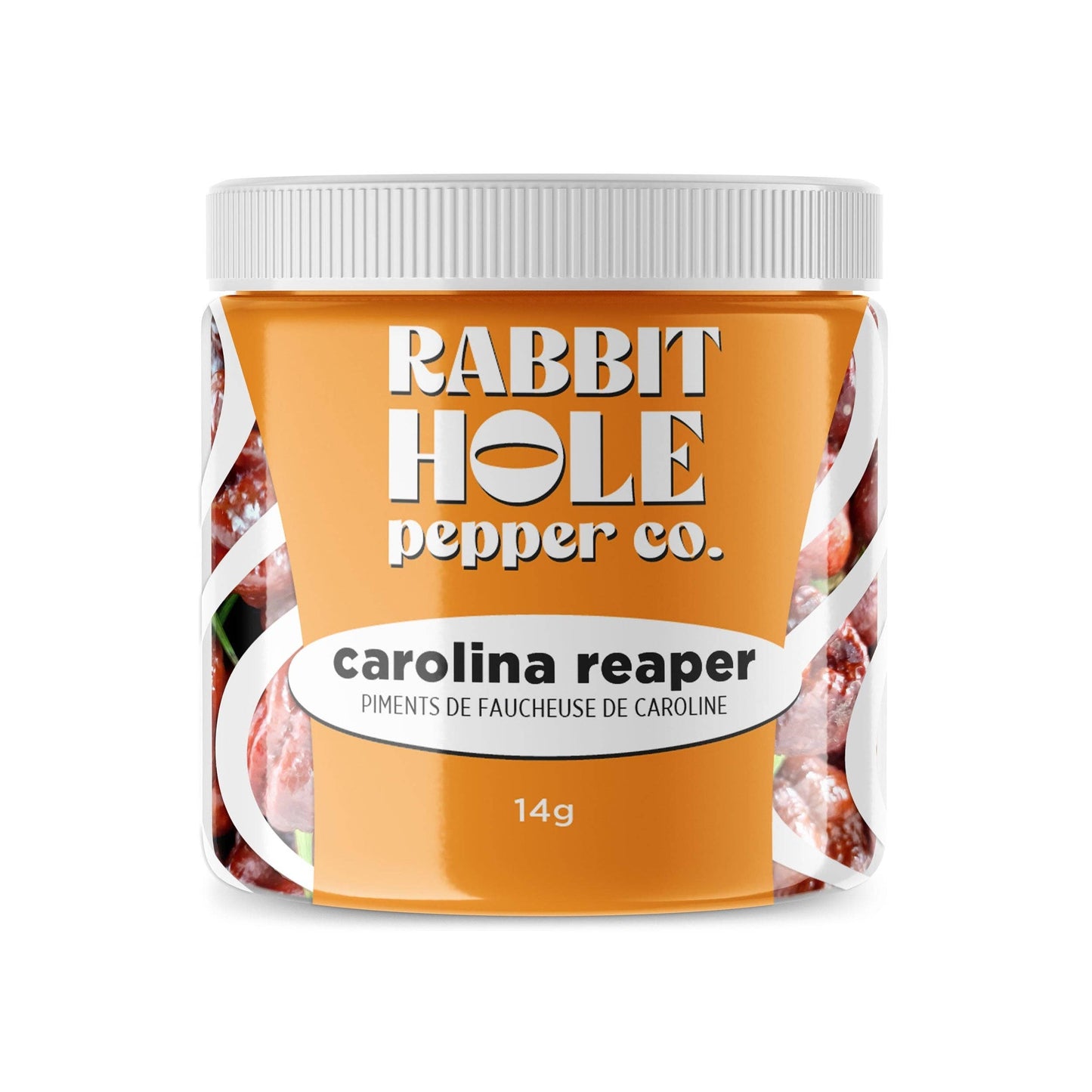 Rabbit Hole Carolina Reaper Dried Pepper Pods (1,500,000 SHU) Rabbit Hole Pepper Co.