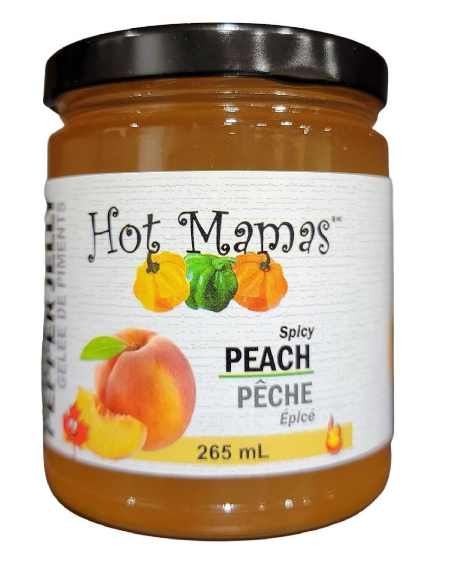 Hot Mamas Peach Pepper Jelly Hot Mamas Foods Inc