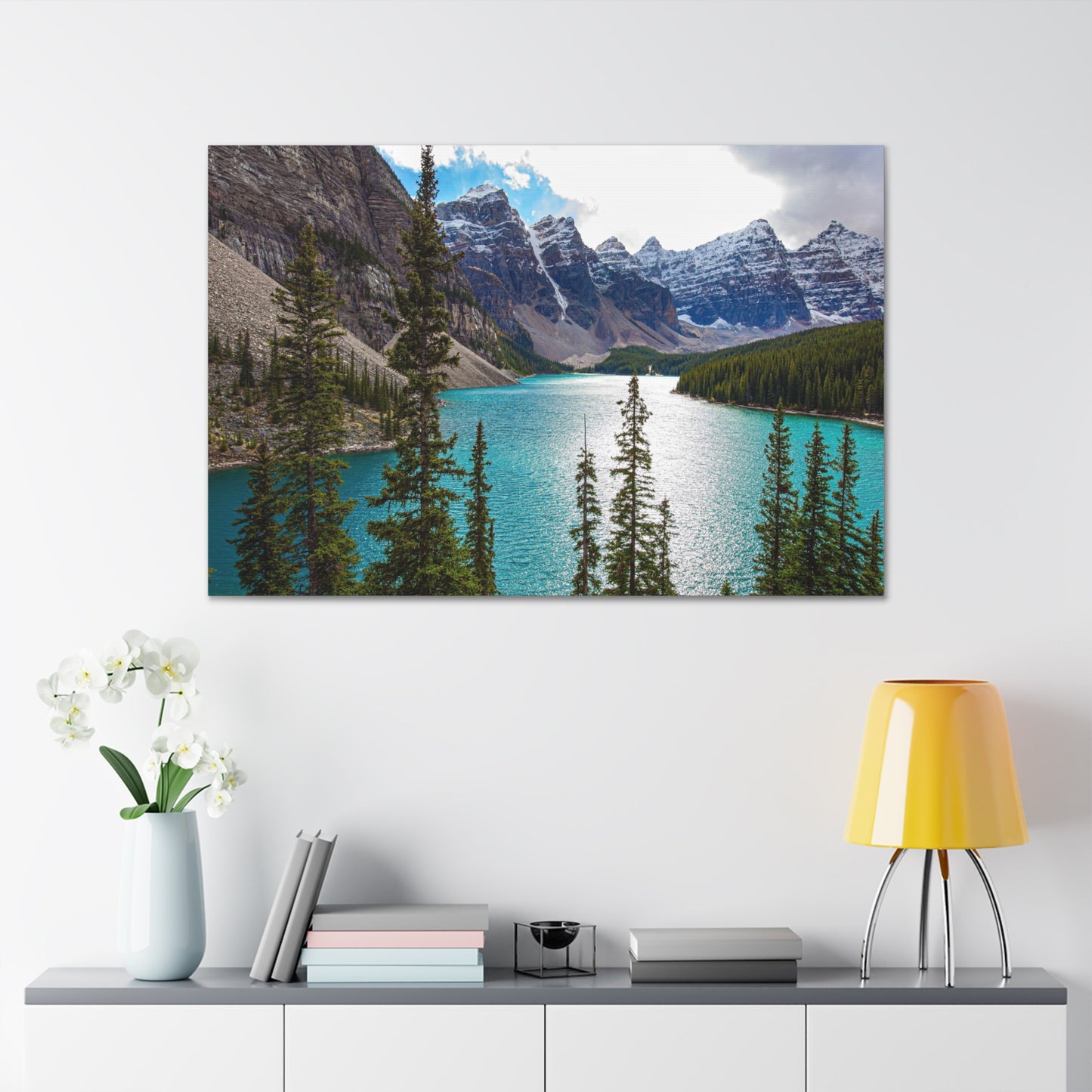 Moraine Lake Alberta Canvas Gallery Wraps