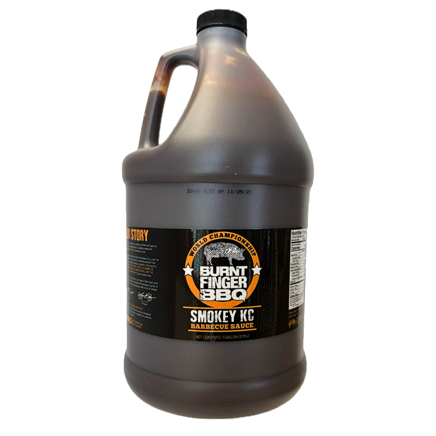 Smokey KC Barbecue Sauce (Gallon Jug) Burnt Finger BBQ
