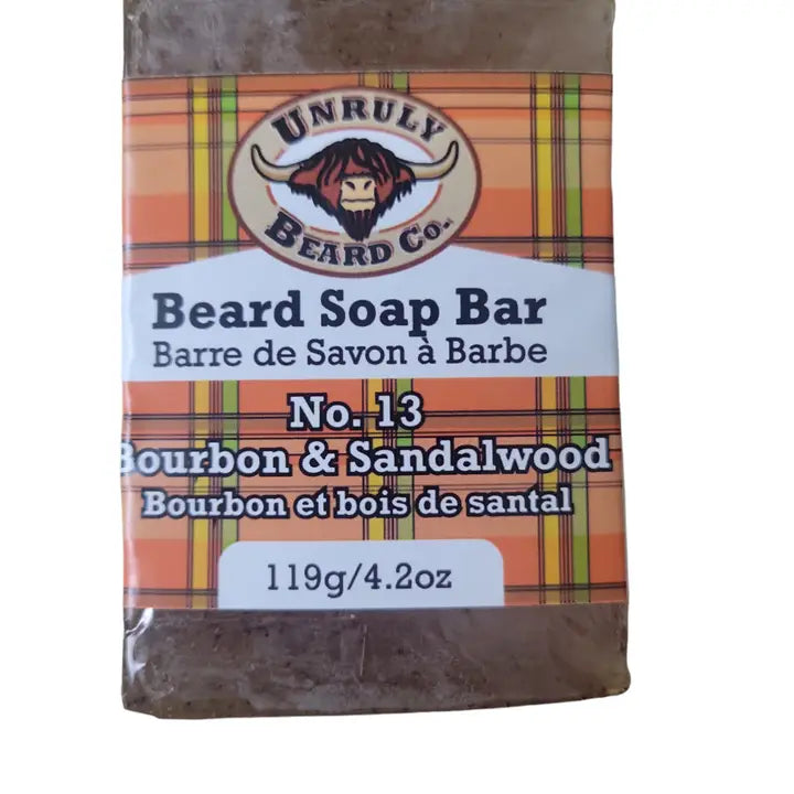 Unruly Beard Soap Bar Bourbon and Sandalwood 🇨🇦 unruly beard