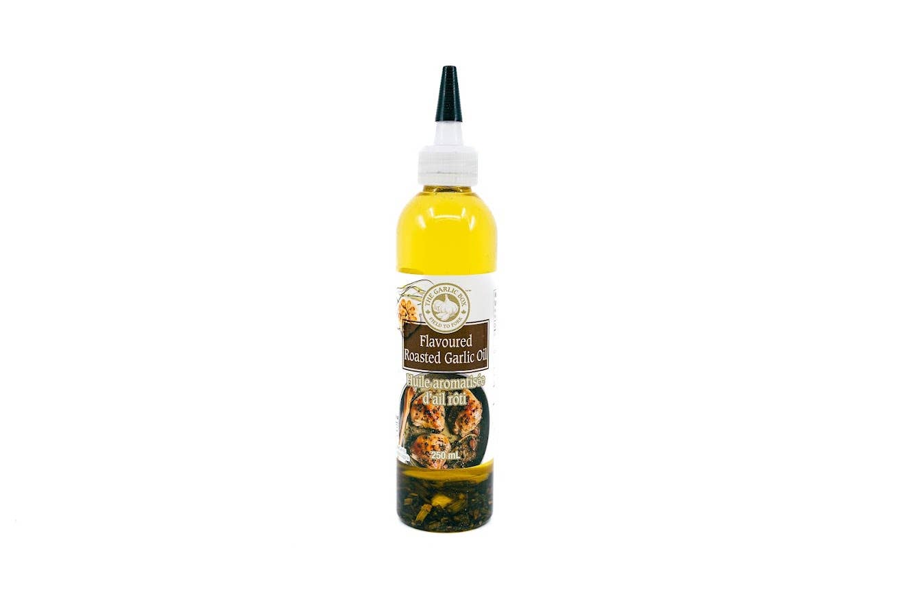 The Garlic Box Flavoured Roasted Garlic Oil The Garlic Box