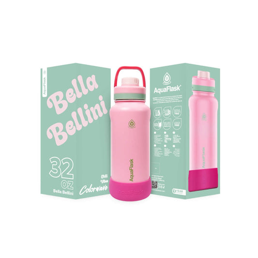 Aqua Flask Colorwave 32oz – Stainless Steel, Vacuum Insulated, Hot & Cold, Leak Proof, Travel & Office Bottle aquaflaskcanada
