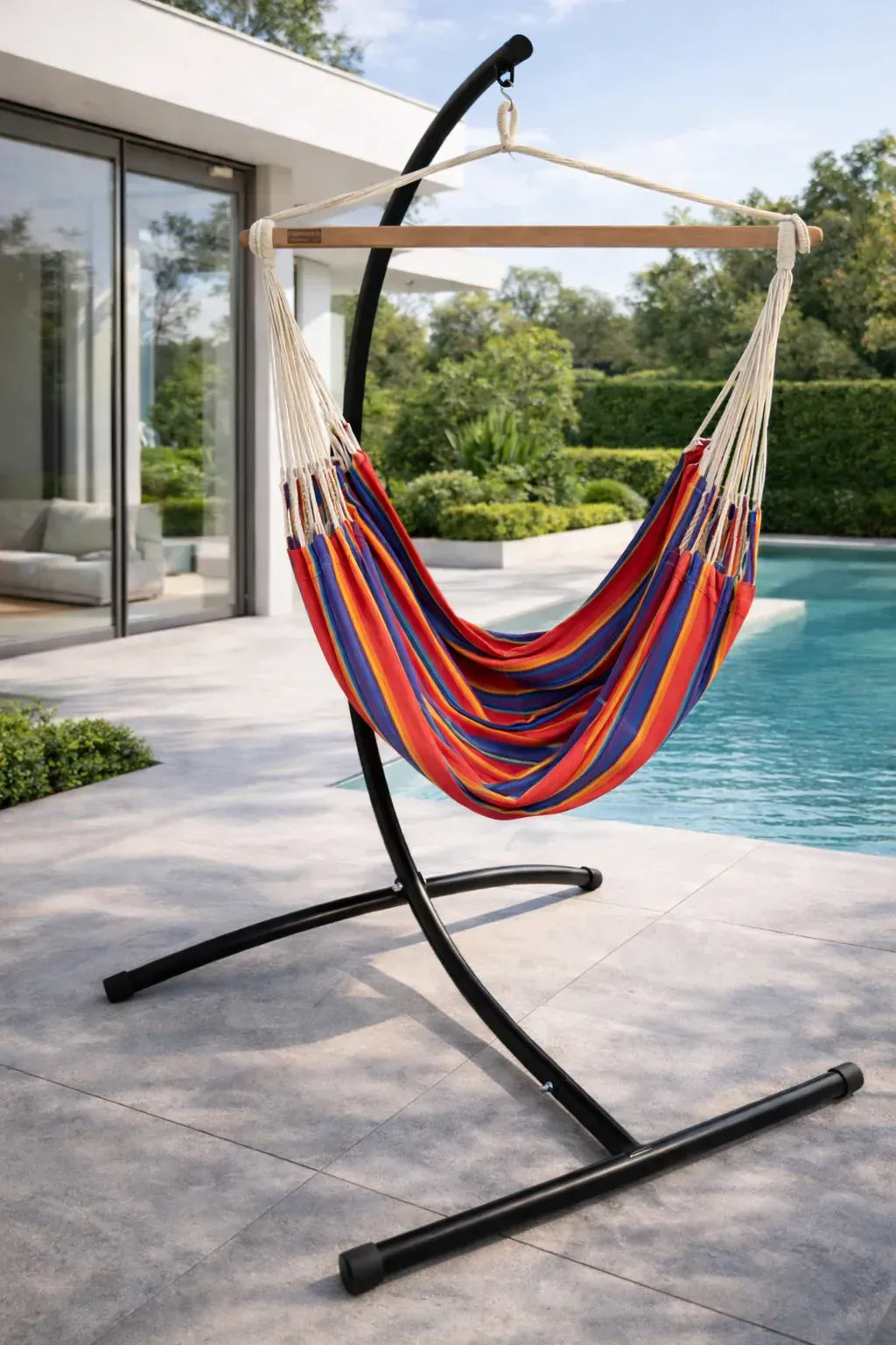 Colombian Hammock Chair with Universal Chair Stand Hammock Universe Canada