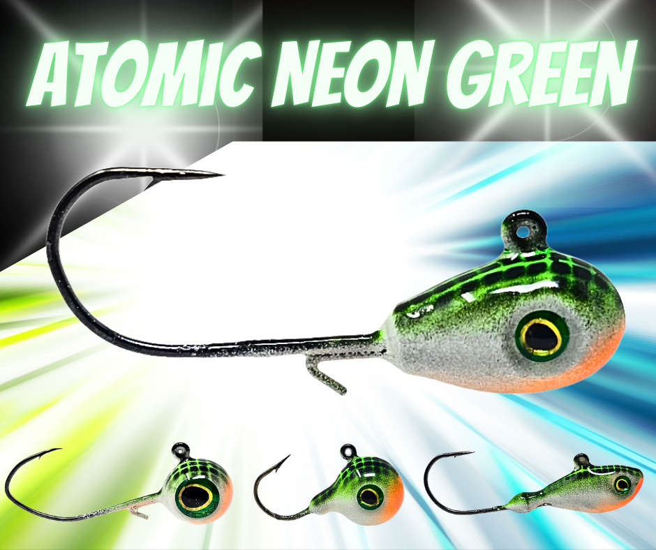 Atomic Neon Glow Jigs - 2 Pack
