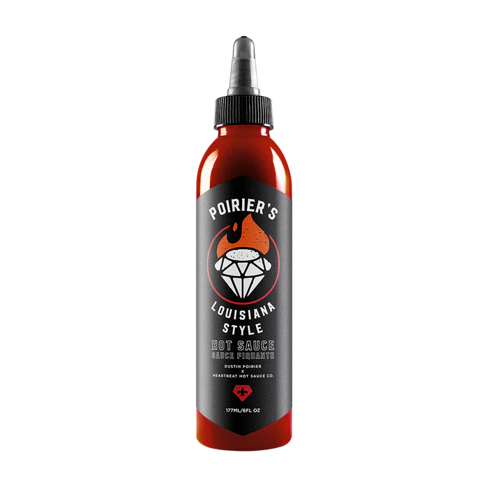 Heartbeat Poiriers Louisiana Style KO edition Hot Sauce lucifers house of heat