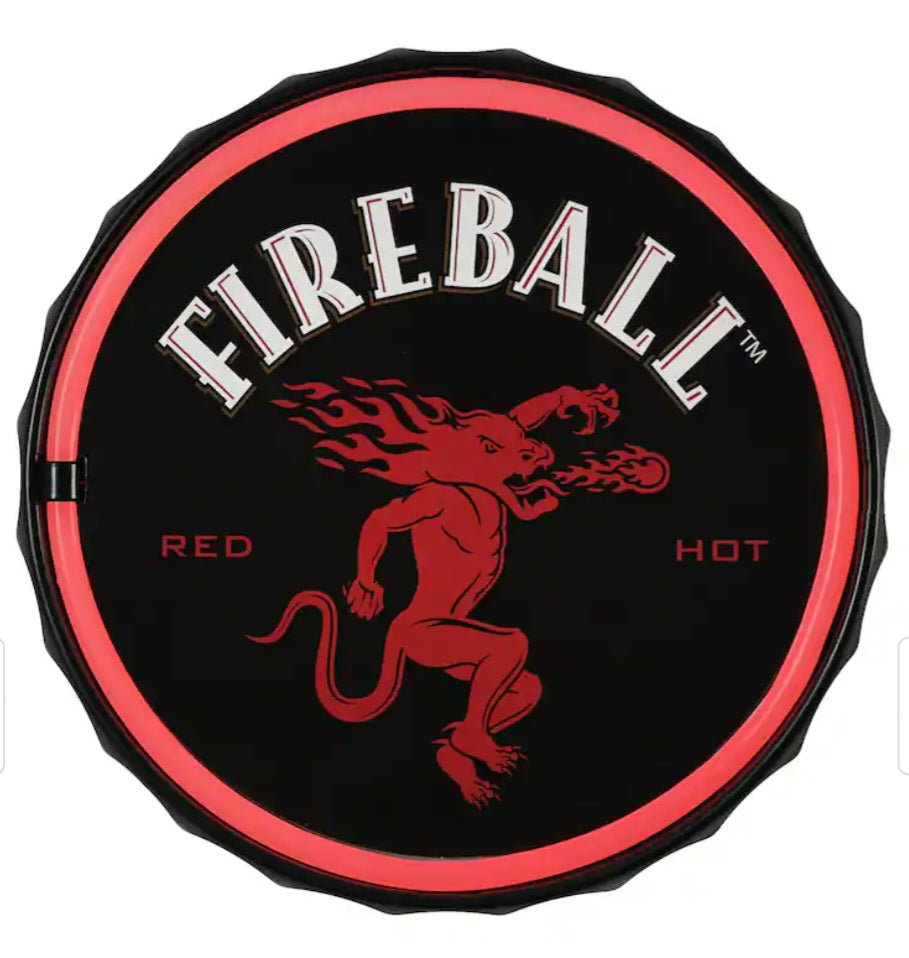 Fireball LED Rope Light Sign Badass Garage