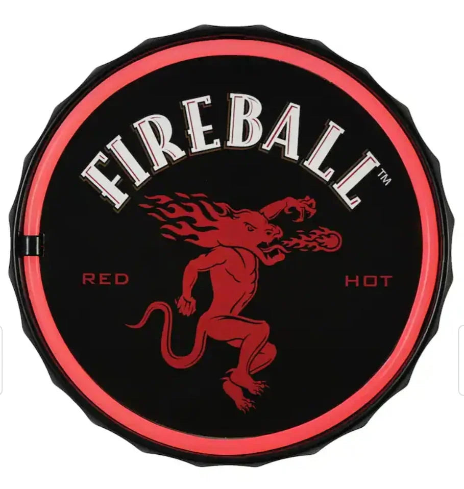 Fireball LED Rope Light Sign Badass Garage