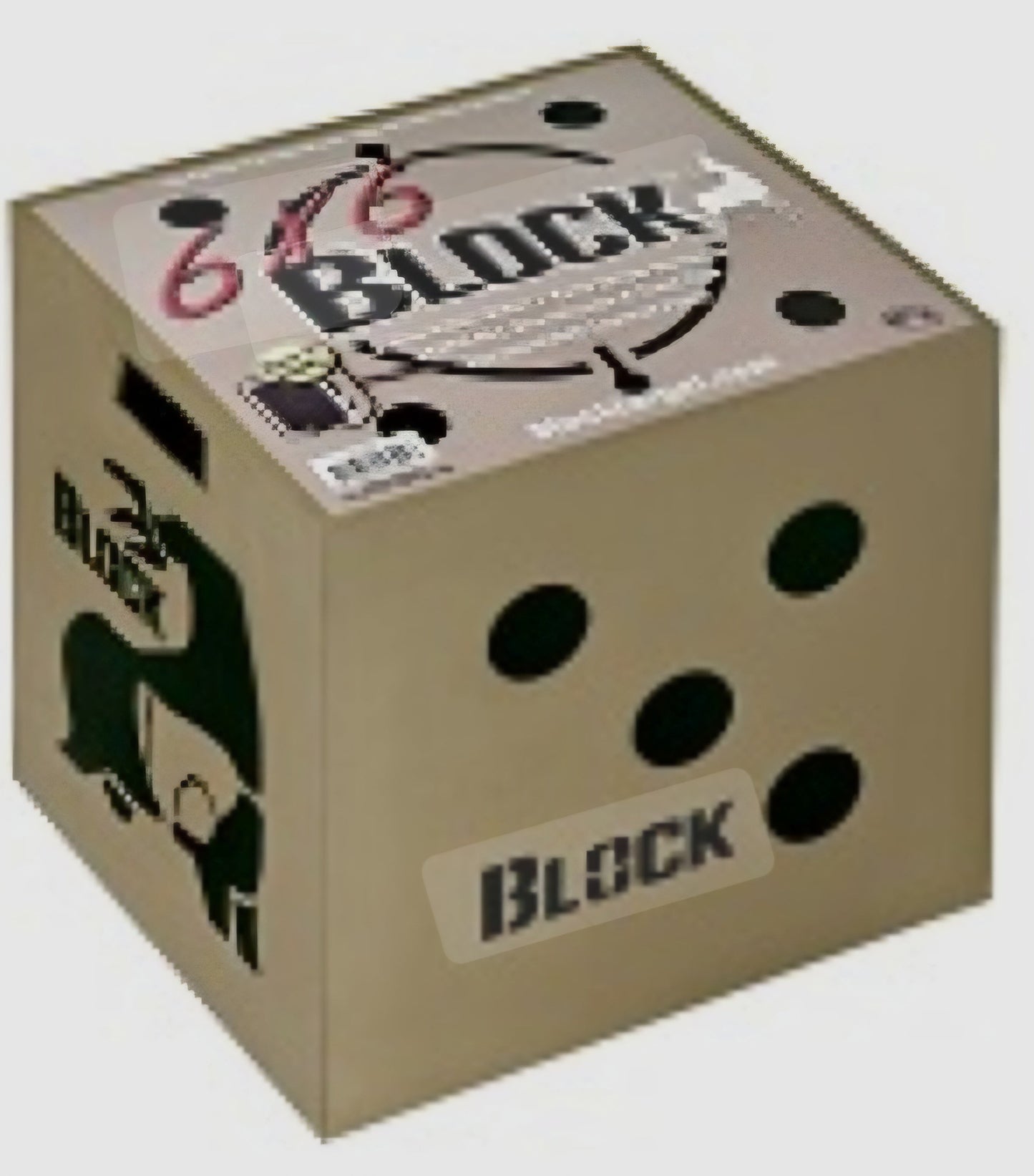 Block Archery Target big rock