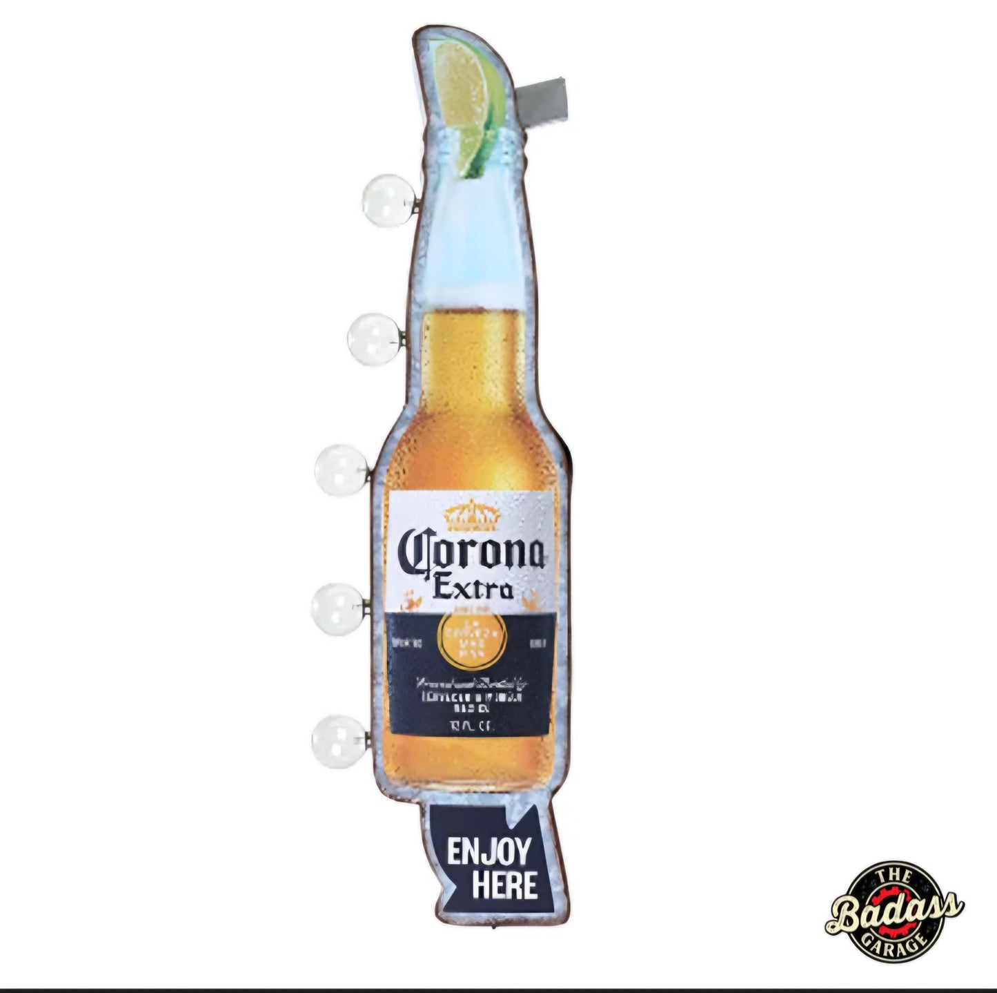 Corona Extra Marquee LED Sign Badass Garage