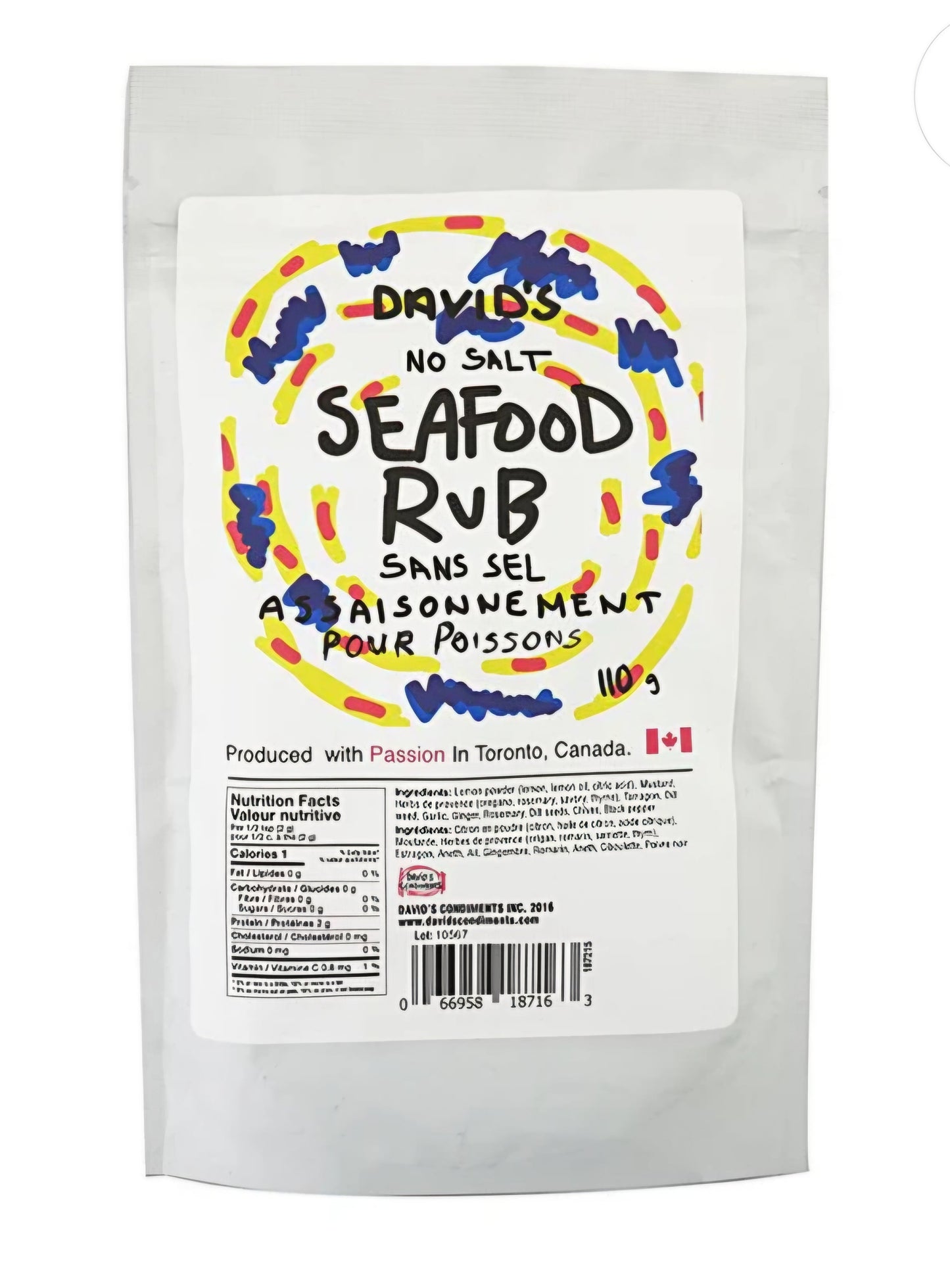 Davids Seafood Rub 🇨🇦 davids