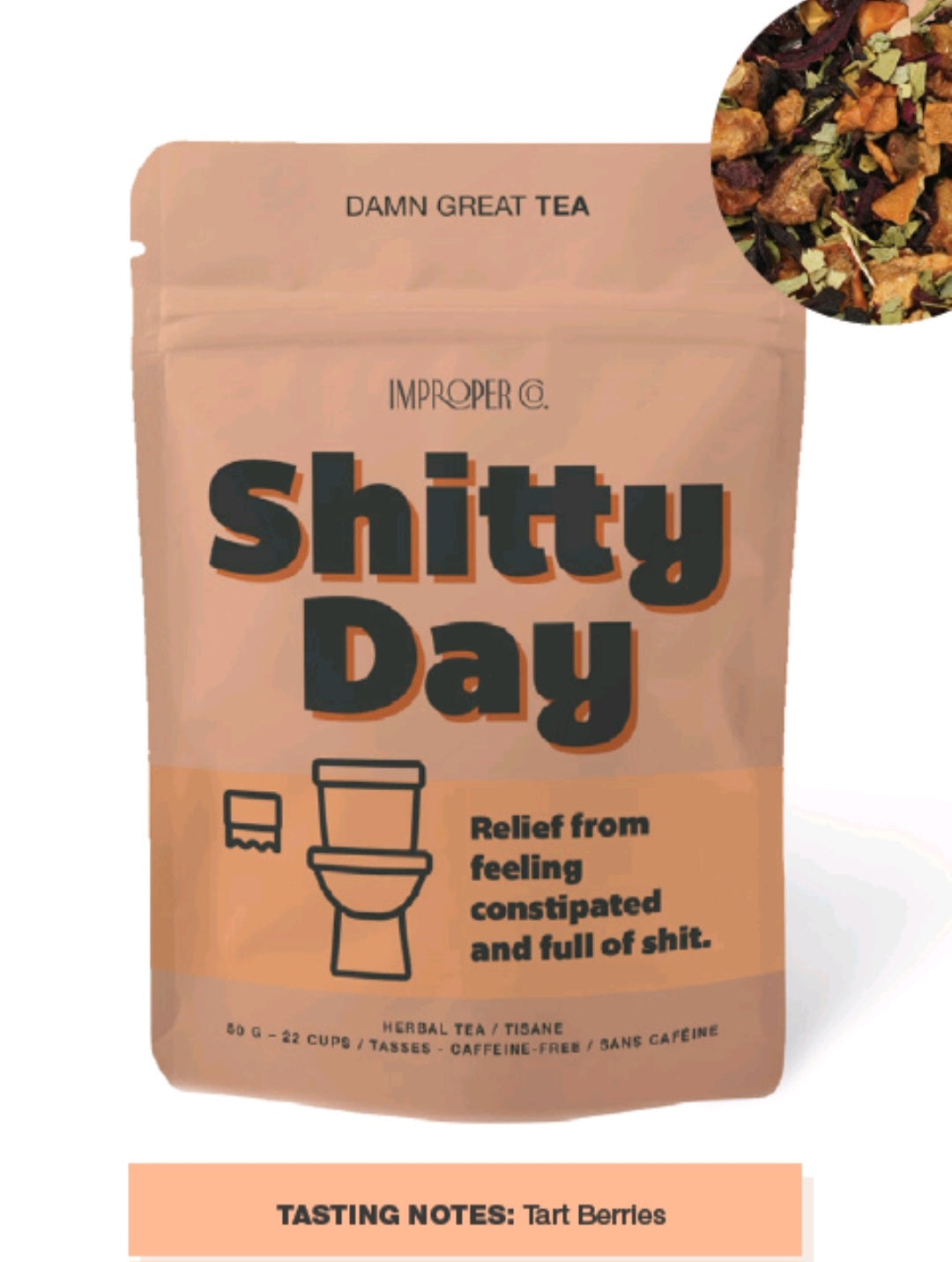 Shitty Day Loose Leaf Tea Improper tea Jen Plevritis Consignment