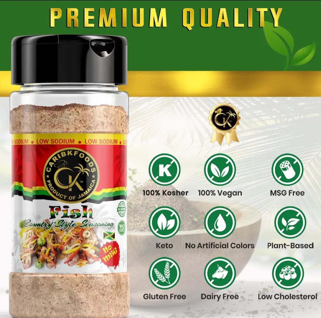 CarribK Foods Caribbean Fish Seasoning caribbean kitchen