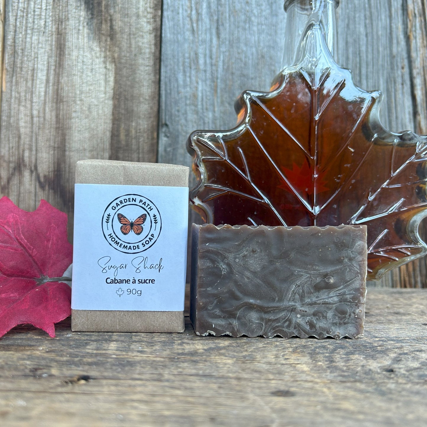 Sugar Shack Bar Soap | Lightly Scented Maple Fragrance & Natural Maple Sugar Sand