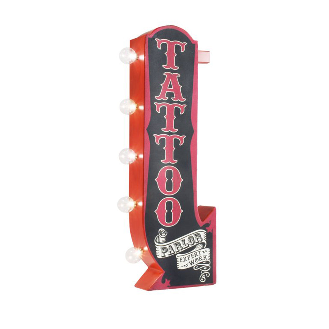 Tattoo Marquee LED Sign Badass Garage