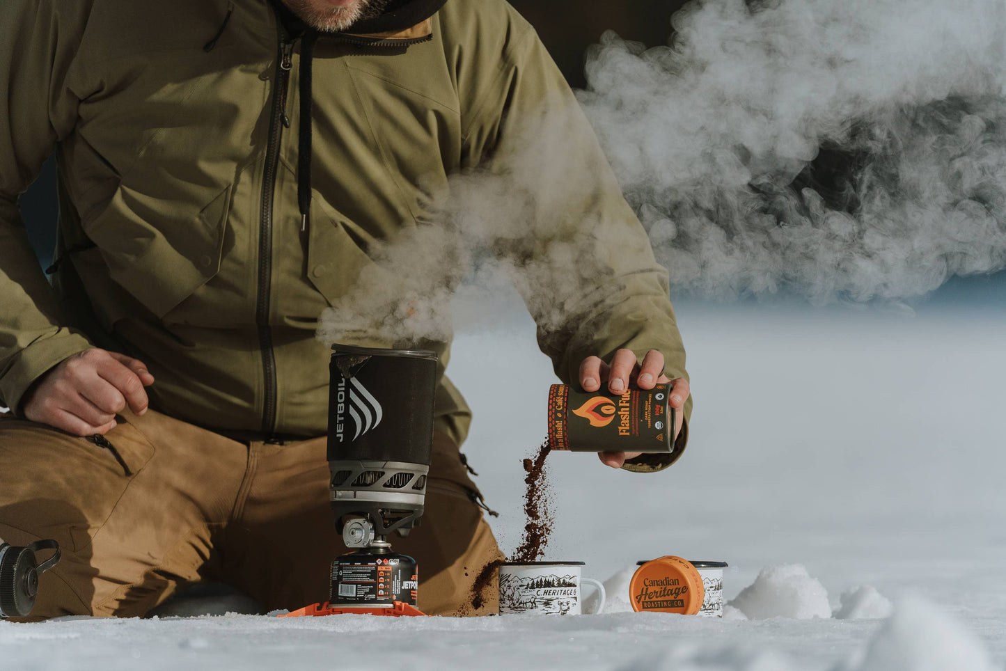 Flash Fuel Organic Instant Coffee - Bulk Canisters (DARK) Canadian Heritage Roasting Company