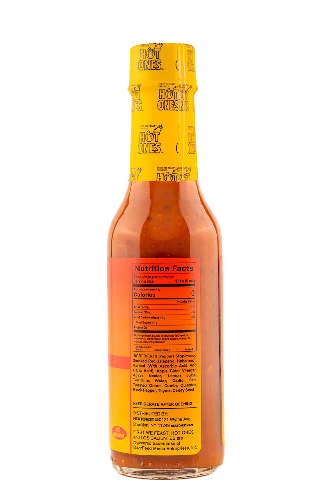 Los Calientes Rojo | Hot Ones Hot Sauce Heatonist