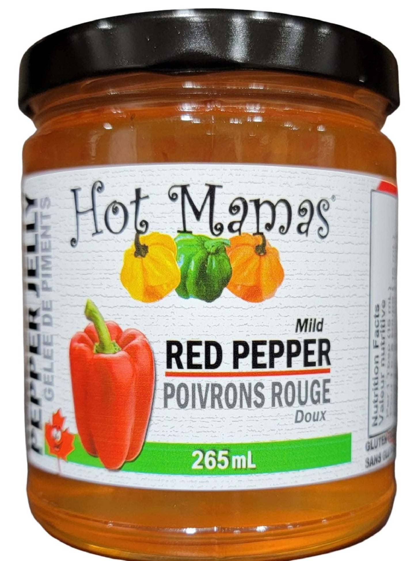 Hot Mamas Mild Red Pepper Jelly Hot Mamas Foods Inc
