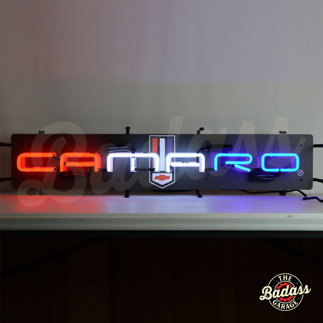 Camaro Junior Neon Sign Badass Garage
