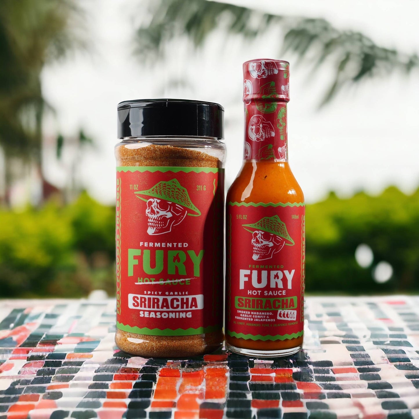 FURY SPICY GARLIC SRIRACHA SEASONING - BBQ RUB Fury Hot Sauce