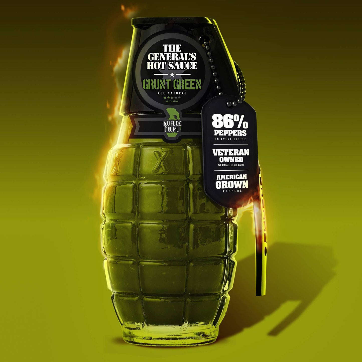 Grunt Green - The General's Hot Sauce The General's Hot Sauce